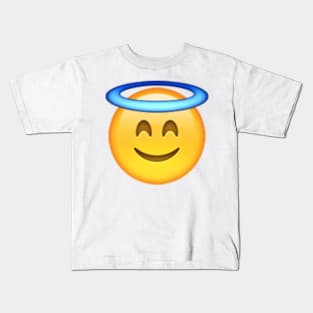 smiling-face-with-halo Kids T-Shirt